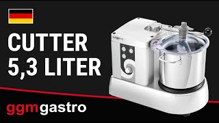 Cutter de table - 5,3L - 350W - 230V - 600-2800tr/min