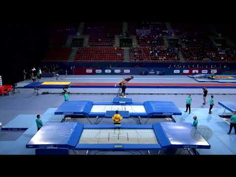 GOMES Alice (BRA) W - 2022 Trampoline Worlds, Sofia (BUL) - Q Trampoline Exercise 1