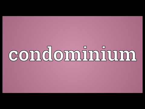 Condominium Meaning