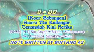 Download lagu (BASS 1/D=do) Suara Mu Kudengar & Tenanglah Kini Hatiku | Arr. Henry M. Sopaheluwakan (2019) mp3 Download lagu (BASS 1/D=do) Suara Mu Kudengar & Tenanglah Kini Hatiku | Arr. Henry M. Sopaheluwakan (2019) mp3
