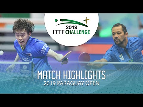 [2019 ITTF Paraguay Open] Masataka Morizono vs Thiago Monteiro  2019.9.14