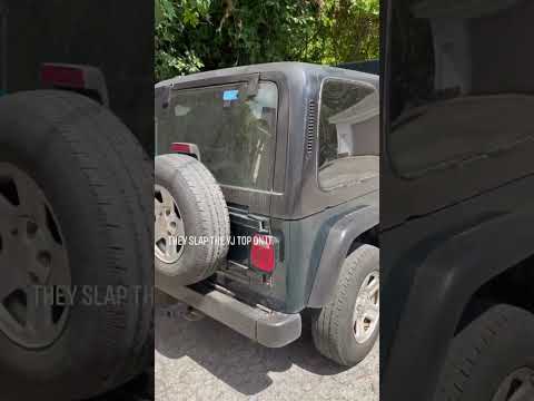 DOES A JEEP WRANGLER YJ HARDTOP FIT ON A TJ #shhorts #shorts #short #jeep #wrangler #tj #yj