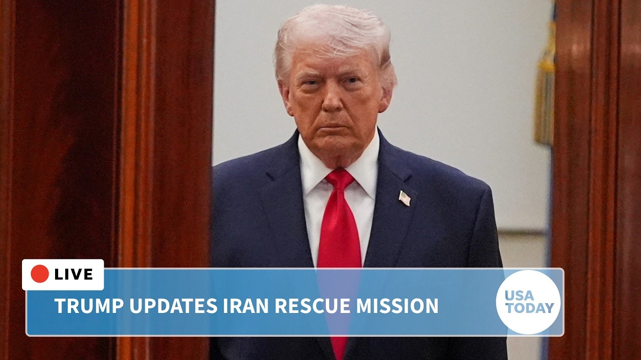 LIVE: Donald Trump updates Iran rescue mission of US pilot and Hormuz deadline in news conference