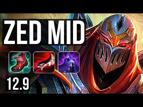 ZED vs SWAIN (MID) | 6/1/3, 300+ games | KR Master | 12.9