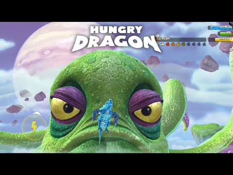 Hungry Dragon - Icebreaker Dragon Defeated Of The Giant Octopus Boss