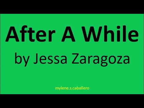 After A While by Jessa Zaragoza (Lyrics) - 2014
