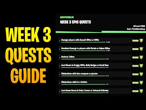 *ALL* Week 3 Quests Guide for Season 5 of Fortnite!