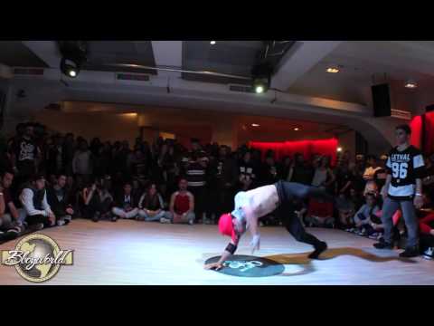Lil G vs Lucky Look  // .BBoy World // BREAKING 1on1 SEMI-FINAL | WHO'S THE ONE? 2015