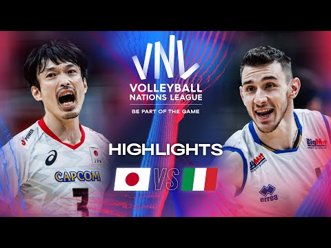 🇯🇵 JPN vs. 🇮🇹 ITA - Highlights | Week 1 | Men's VNL 2024