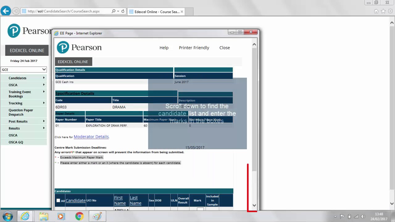 Watch how to submit NEA marks online