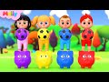 Canción De Los Colores Cinco Monitos Saltan En La Cama Canciones Infantiles Melly En Español