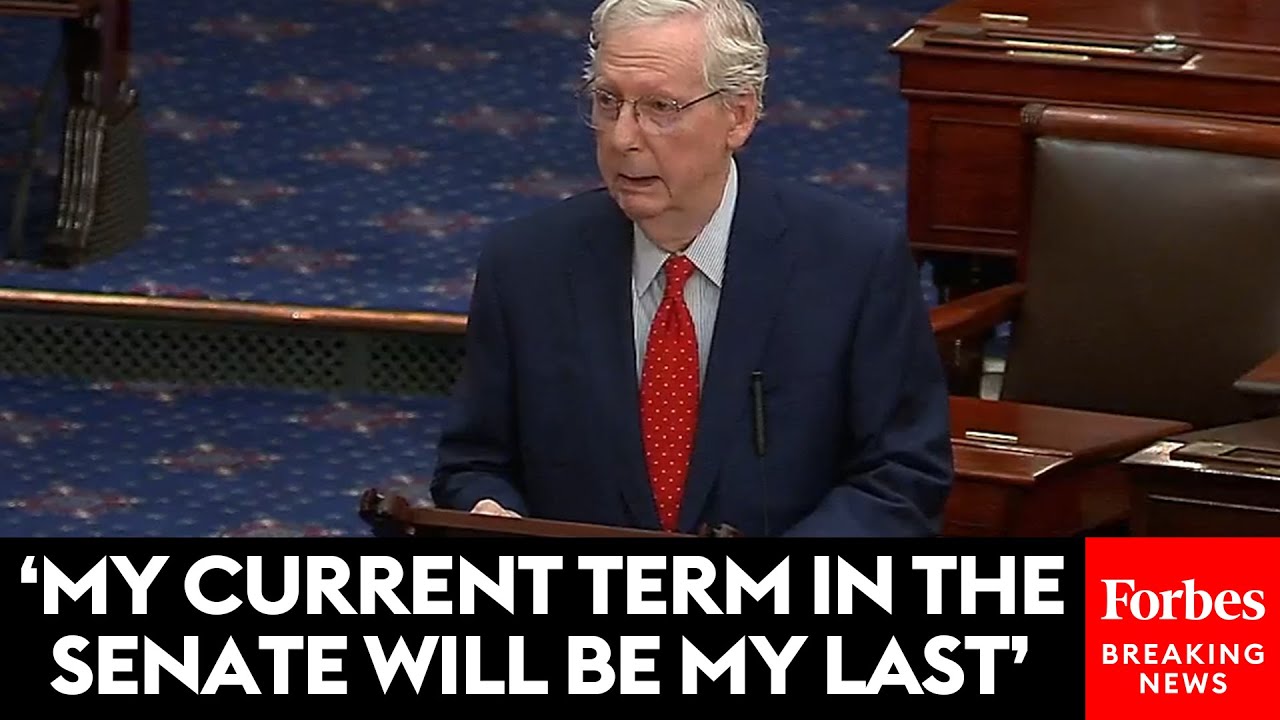 BREAKING NEWS: Mitch McConnell Announces His Retirement After Seven Terms In The Senate