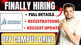 Finally Dassault Hiring Announced | Off Campus Job Drive | Fresher Jobs | Cooper , Element5