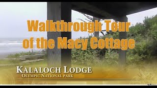 preview picture of video 'Kalaloch Lodge, Macy Cottage Walkthrough'