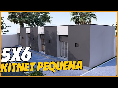 KITNET  pequena  5x6 | Kitnet Tipo  Studio 30m²