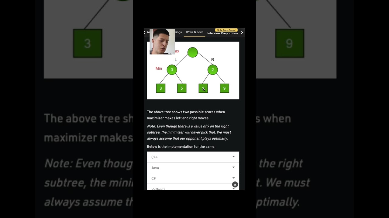 The minimax theorem.