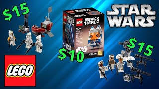 LEGO Star Wars Minifigure Packs & Ahsoka Brickheadz REVEALED