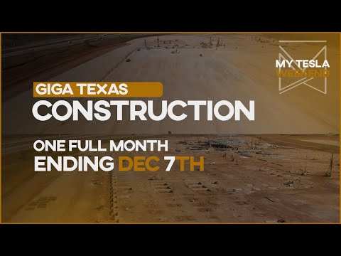 Full Month of Giga Texas factory progress
