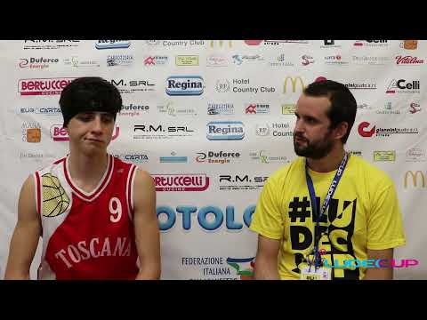 LUDECCUP 2021 - 7/12/2021 - LAZIO vs TOSCANA - INTERVISTA A GIANMARCO PINELLIL (TOSCANA)