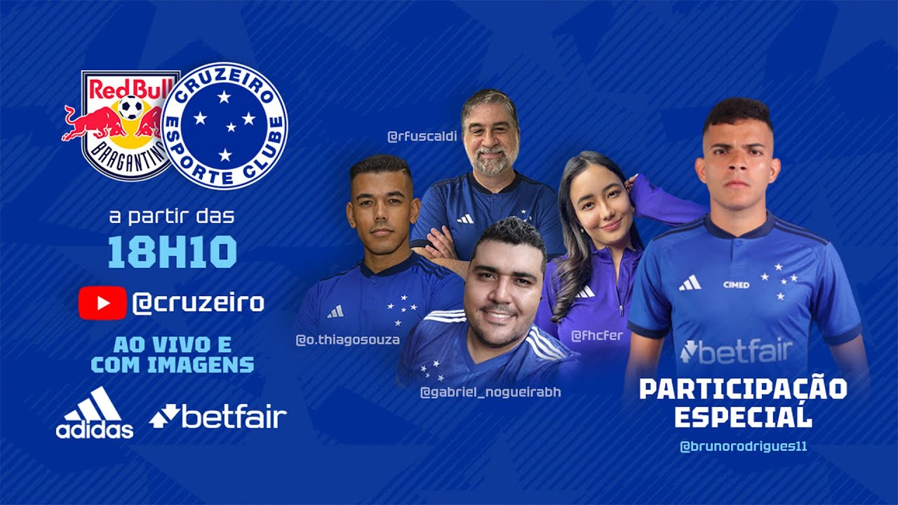 AO VIVO E COM IMAGENS | RB BRAGANTINO X CRUZEIRO