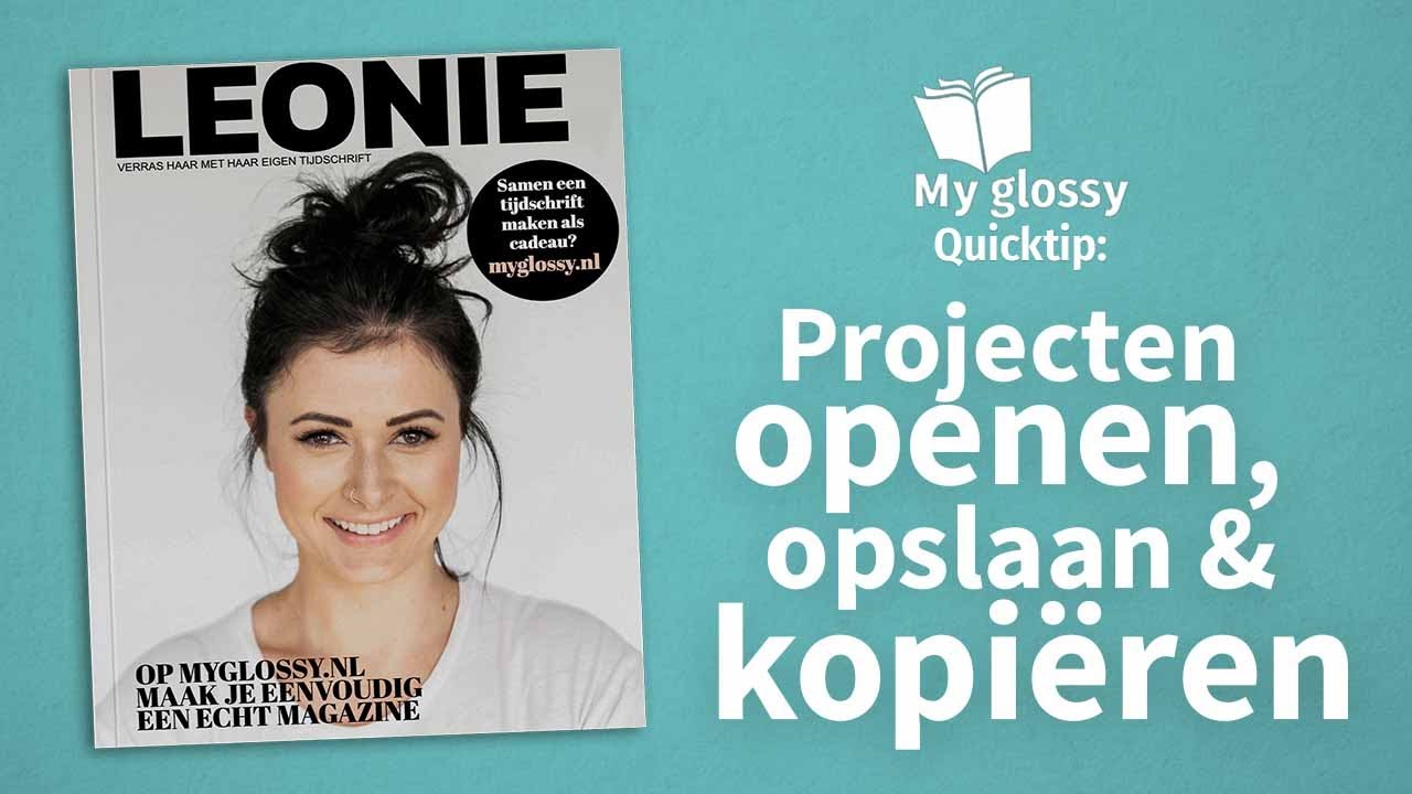 Werk opslaan en later verder werken