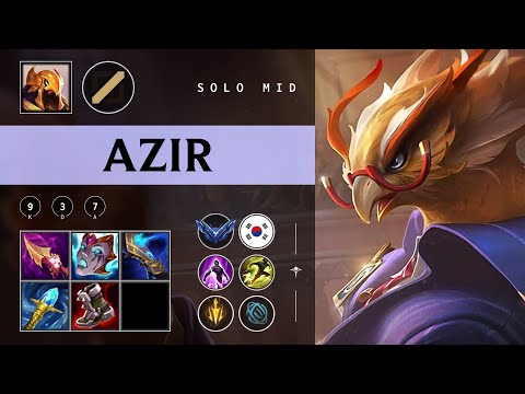 Azir Mid vs Irelia - KR Diamond Patch 25.24