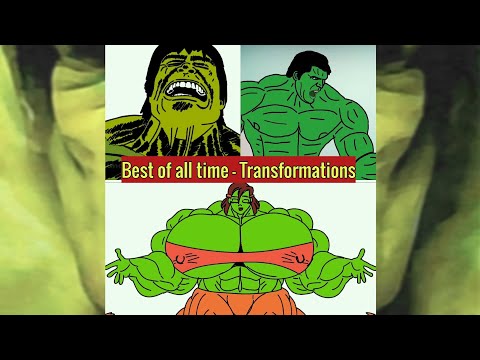 The Hulk and She Hulk Transformation Animated Compilation - Best of all time - Ever