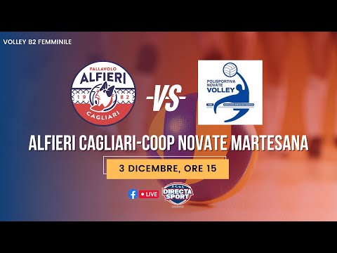 Volley B2F  Alfieri Cagliari   Coop Novate Martesana (1-3)