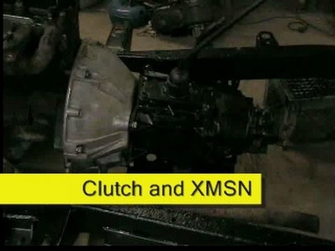 Jeep CJ transmission swap Auto to Manual