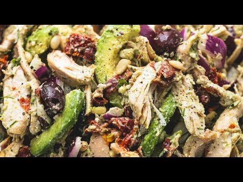 Greek Avocado Chicken Salad