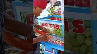Download lagu CHILDREN'S SNACKS: PETIS OR FRESH FRUIT RUJAK FOR MUKBANG #shorts mp3