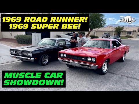 A Muscle Car Showdown! 1969 Plymouth Road Runner & Dodge Super Bee!