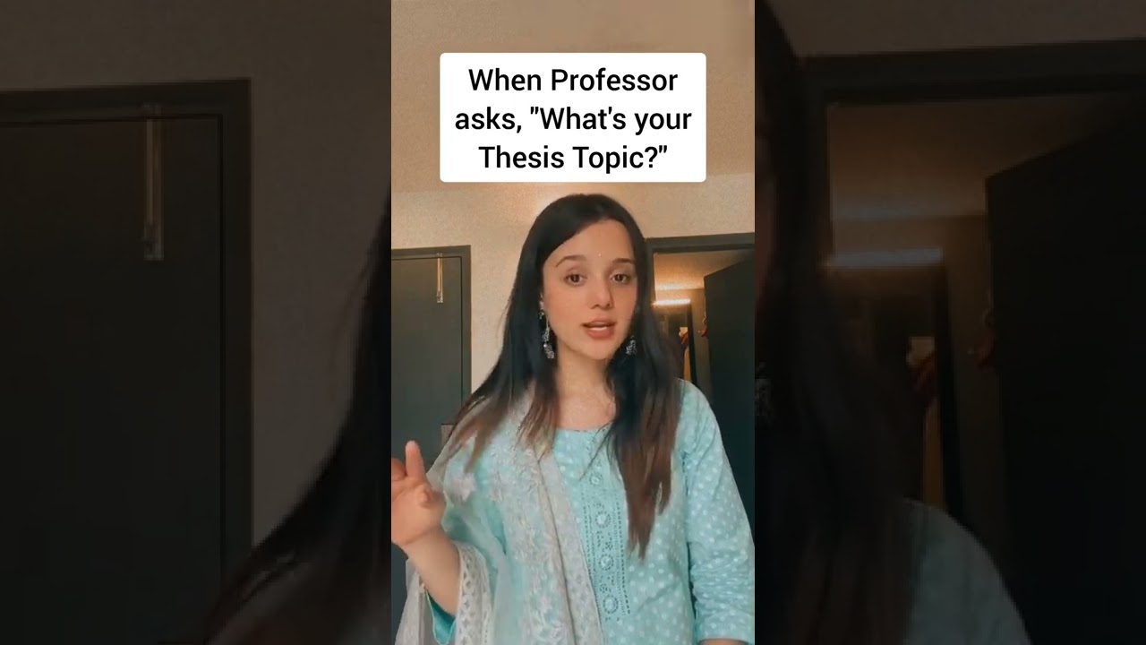 Deciding Thesis Topic #dhpfy