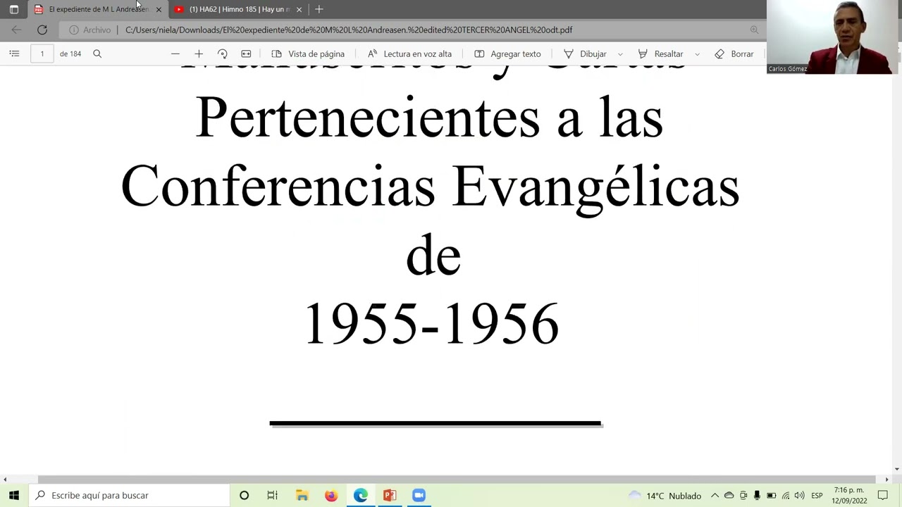 "ADVENTISTAS SE VUELVEN EVANGELICOS". Historia de amor y apostasia