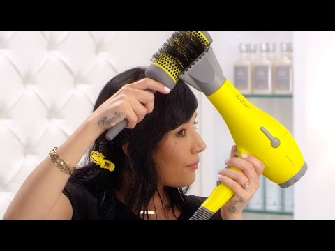 Drybar Pint Brushes: How to blow dry with a round...