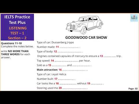 IELTS Practice Tests Plus - Listening Test 1- Section 1