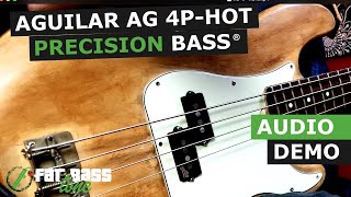 Video thumbnail for Aguilar AG 4P Hot Precision Bass Pickup Demo by Fat Bass Tone