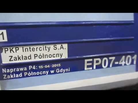 EP07-401 (EU: 140 091-6) z iC 6306 "KOSSAK" (WR.GŁ.-PRZEM.GŁ./LVOV) - start z WR.GŁ.