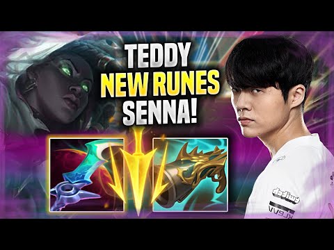 TEDDY IS READY FOR SENNA WITH NEW RUNES! - AF Teddy Plays Senna SUPPORT vs Thresh! | Preseason 2022