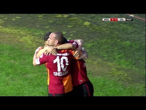 Çaykur Rizespor:0 - Galatasaray:1 | Gol: Emre Çolak
