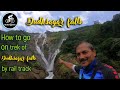 How to go on trek of Dudhsagar falls by rail track