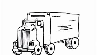 Transport coloring page