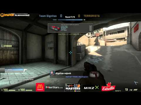 Fragbite Masters 2014 - UB  Vorrunde Team Dignitas vs. k1ck eSports Club (de_mirage) Map 1