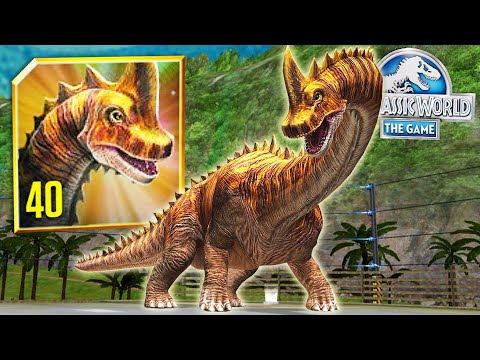 BRACHIOSAURUS MAX LEVEL 40 FEEDING & BATTLE | NEW Dinosaur Unlocked 🦕 Jurassic World: The Game