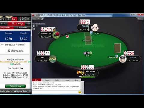 Replay | Final table PokerStars MicroMillions 26: $3.30 NL 5-Card Draw Progressive KO Nov 12, 2019