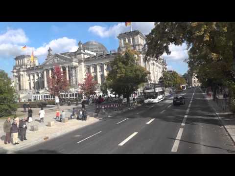 Bus Fahrt in Berlin: Buslinie 100 Zoologischer Garten - Alexanderplatz