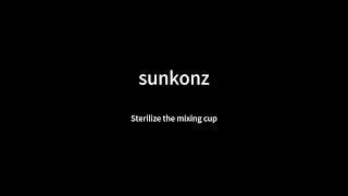 Sterilize the mixing cup