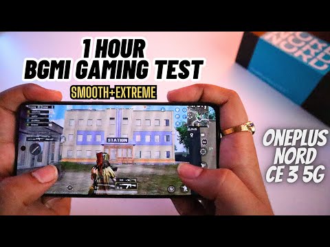 OnePlus Nord CE 3 5G 1 Hour Extreme BGMI Gaming Test🔥 | OnePlus Nord CE 3 5G BGMI Gaming Review
