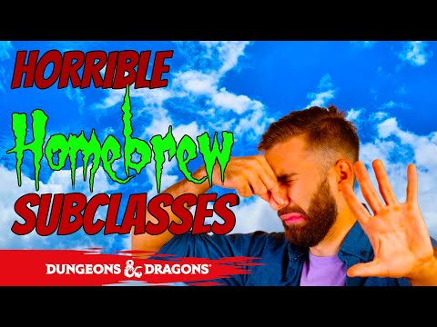 More Terrible Dungeons and Dragons Homebrew Subclasses