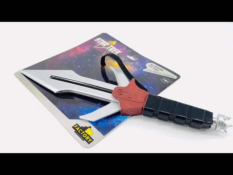 Factory Entertainment Star Trek Klingon D'k Tahg LARP Stunt Replica Video Review